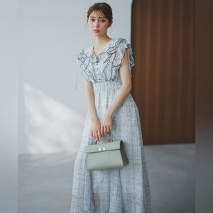 31 sons de mode Elegant Ruffled Maxi Dress